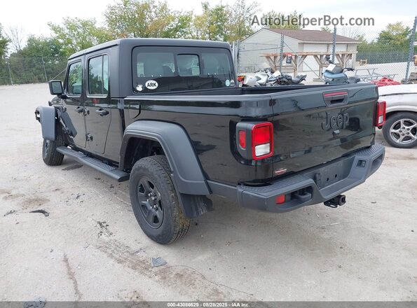 1C6JJTAG7RL113235 2024 JEEP GLADIATOR Black უკანა მარცხენა