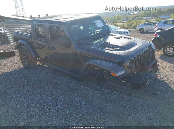 1C6JJTBG7ML600619 2021 JEEP GLADIATOR Gray Delantero derecho