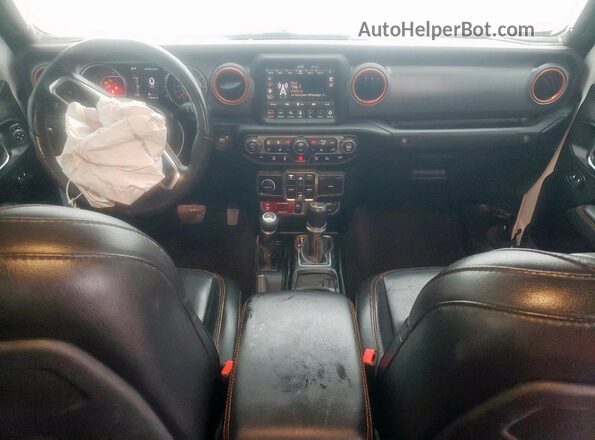1C6JJTEG1ML567242 2021 JEEP GLADIATOR White წინა პანელის ხედი