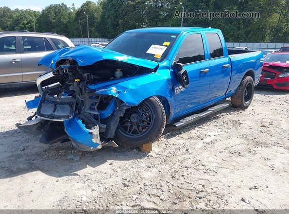 1C6RR6FG3MS534440 2021 RAM 1500 CLASSIC Синий Передняя левая четверть