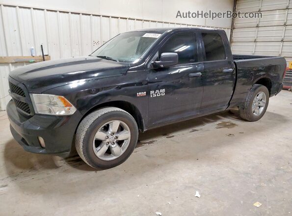 1C6RR6FT1JS325626 2018 RAM 1500 Black Front left