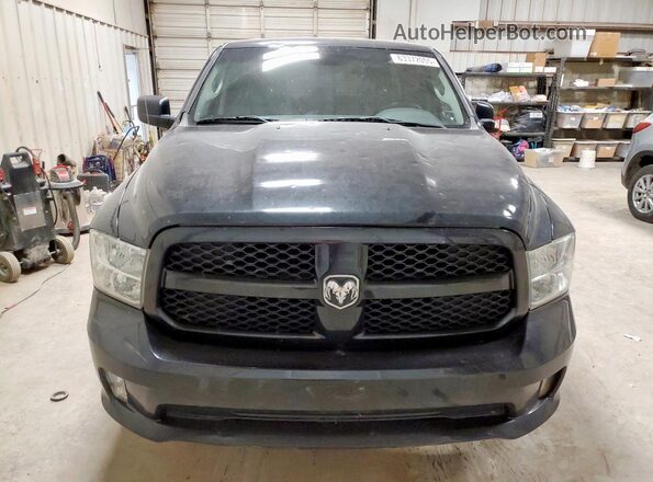 1C6RR6FT1JS325626 2018 RAM 1500 Black Front view