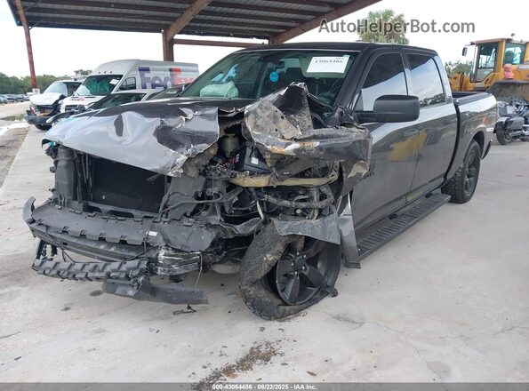 1C6RR6KT2JS219062 2018 RAM 1500 Gray Առջևի ձախ երեք քառորդ տեսարան