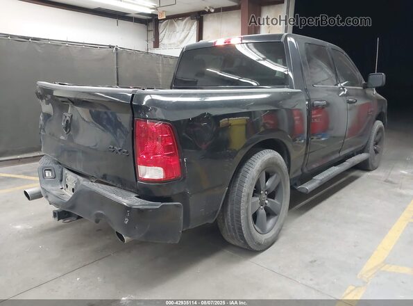 1C6RR7KT1JS271370 2018 RAM 1500 Черный Задняя правая четверть