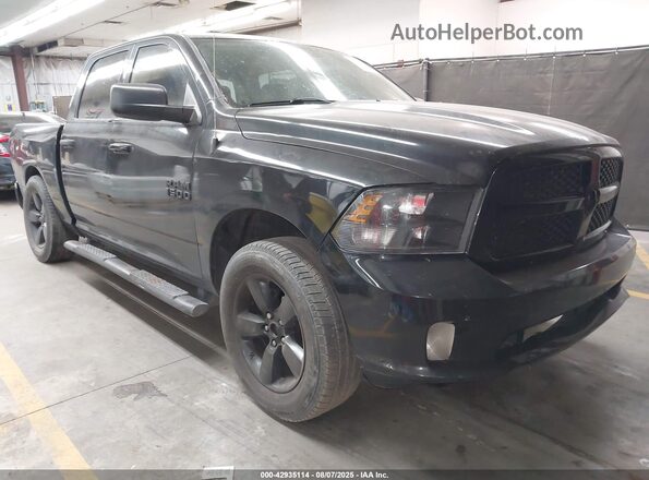 1C6RR7KT1JS271370 2018 RAM 1500 Черный Передняя правая четверть