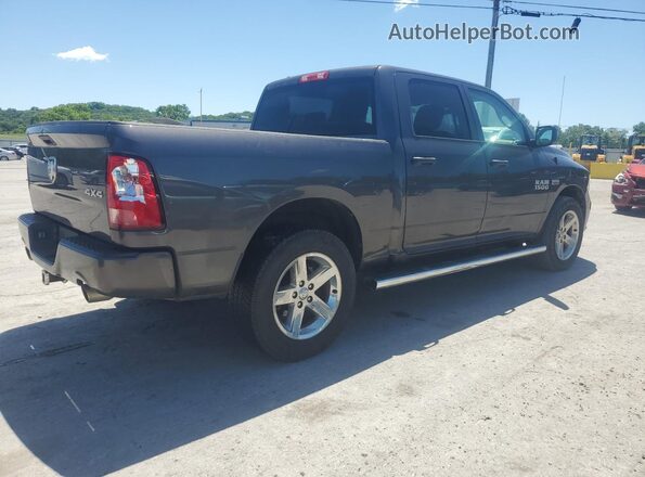 1C6RR7KT2JS193925 2018 RAM 1500 Black Rear right