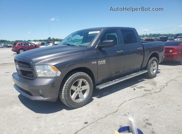 1C6RR7KT2JS193925 2018 RAM 1500 Black Front left