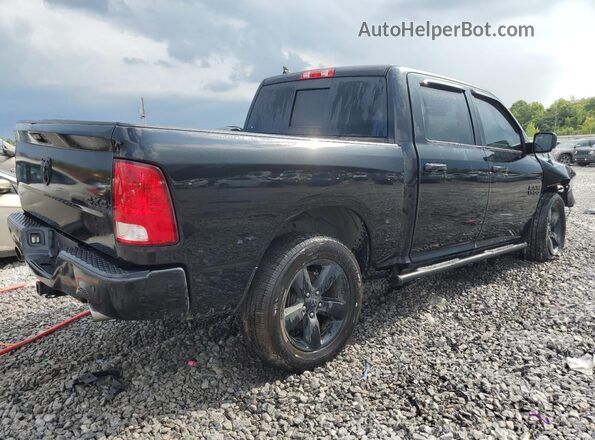 1C6RR7LT6JS252828 2018 RAM 1500 Черный Задняя правая четверть