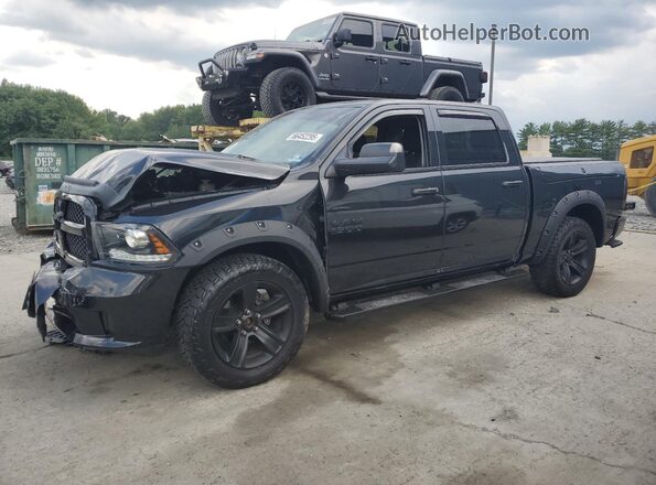 1C6RR7MT1JS145930 2018 RAM 1500 Black Front left