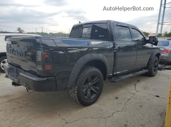 1C6RR7MT1JS145930 2018 RAM 1500 Black Rear right