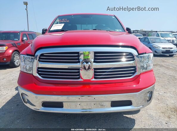 1C6RR7TT8JS127779 2018 RAM 1500 Red Instrument cluster view