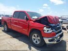 2022 Ram 1500 Big Horn  4x2 6'4 Box Red vin: 1C6RREBT0NN272910