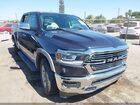2021 Ram 1500 Laramie  4x4 5'7 Box Gray vin: 1C6SRFJT7MN514194