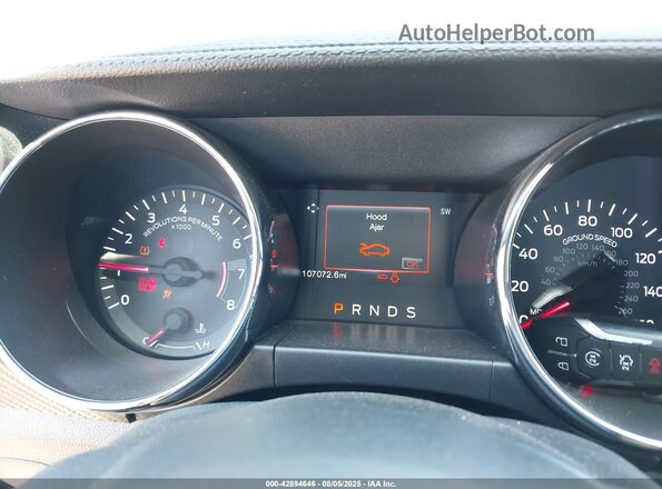 1FA6P8AMXG5254985 2016 FORD MUSTANG Gray Widok tylnych siedzeń