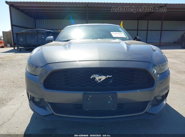 1FA6P8AMXG5254985 2016 FORD MUSTANG Gray Widok zestawu wskaźników