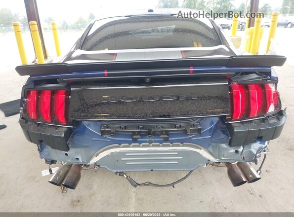 1FA6P8CF1K5193601 2019 FORD MUSTANG Синий Вид спереди