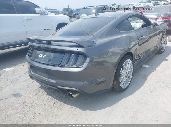 1FA6P8CF2M5118425 2021 FORD MUSTANG Gray Հետևի աջ