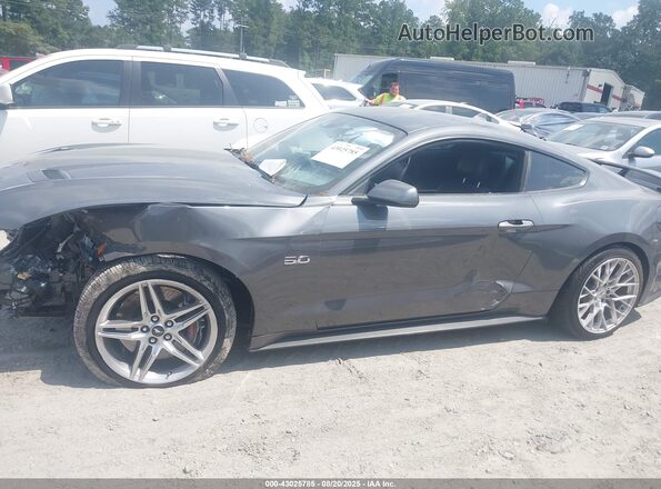 1FA6P8CF2M5118425 2021 FORD MUSTANG Gray Սալոնի հետևի տեսք