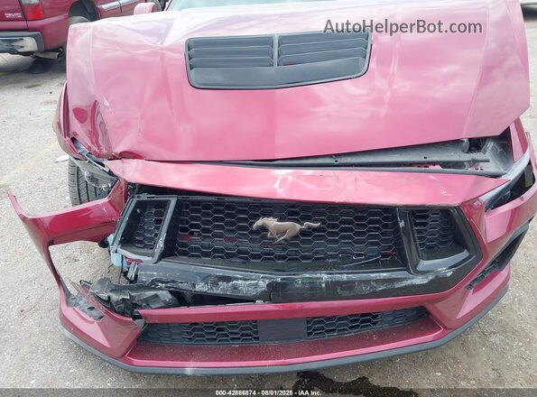 1FA6P8CF2S5399784 2025 FORD MUSTANG Красный Вид щитка приборов