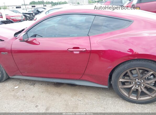 1FA6P8CF2S5399784 2025 FORD MUSTANG Красный Панорамный вид салона 360°
