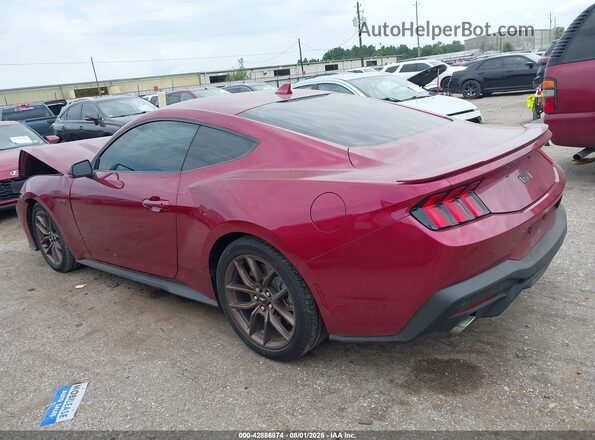 1FA6P8CF2S5399784 2025 FORD MUSTANG Красный Задняя левая четверть