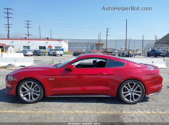 1FA6P8CF8M5149694 2021 FORD MUSTANG Burgundy 