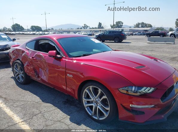1FA6P8CF8M5149694 2021 FORD MUSTANG Burgundy 