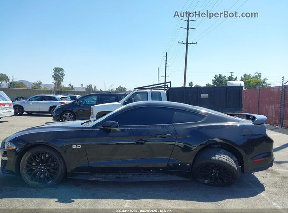 1FA6P8CF9J5180481 2018 FORD MUSTANG Black Front view
