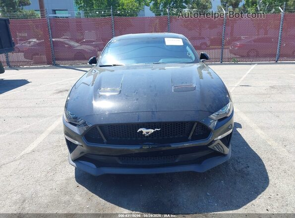 1FA6P8CF9J5180481 2018 FORD MUSTANG Black Instrument cluster view