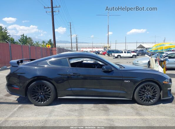 1FA6P8CF9J5180481 2018 FORD MUSTANG Black Rear interior view
