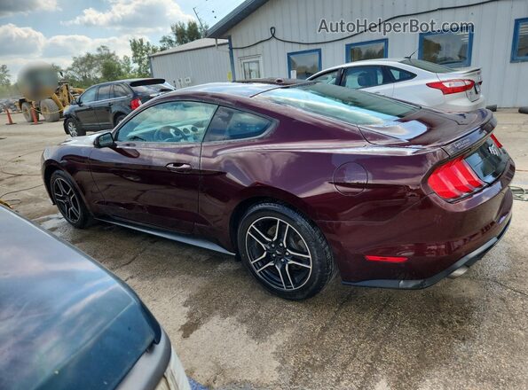1FA6P8TH0J5121904 2018 FORD MUSTANG Maroon Rear left