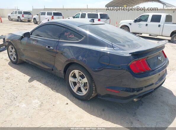 1FA6P8TH4M5113017 2021 FORD MUSTANG Синий Задняя левая четверть