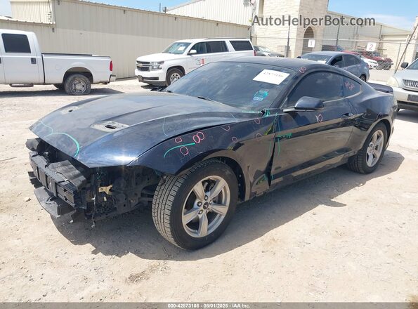 1FA6P8TH4M5113017 2021 FORD MUSTANG Синий Передняя левая четверть