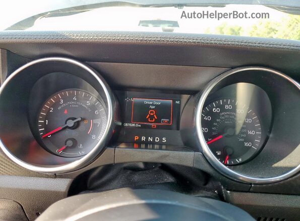 1FA6P8TH5J5113670 2018 FORD MUSTANG Gray Instrument cluster view