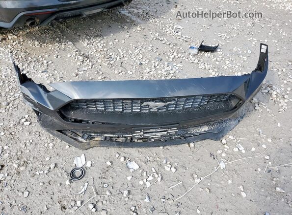 1FA6P8TH5J5113670 2018 FORD MUSTANG Gray Engine compartment view