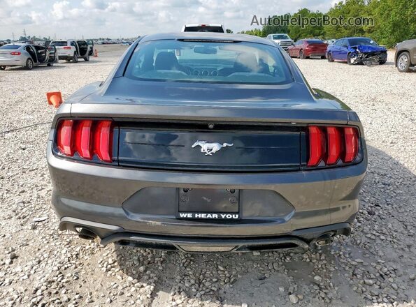 1FA6P8TH5J5113670 2018 FORD MUSTANG Gray Rear view
