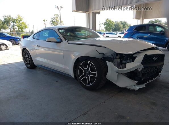 1FA6P8TH7J5115565 2018 FORD MUSTANG White Delantero derecho