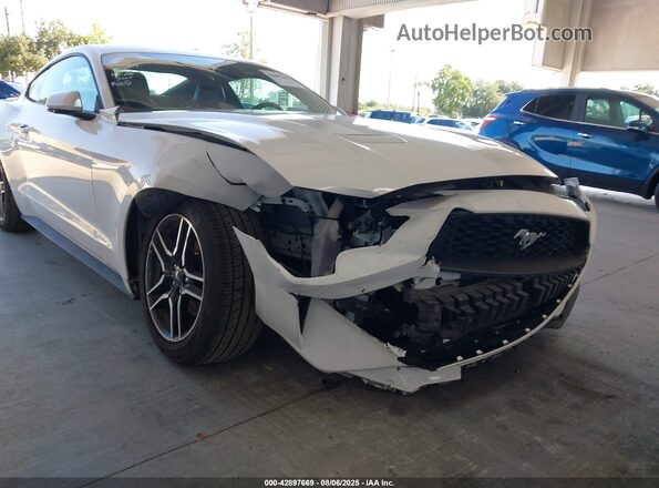 1FA6P8TH7J5115565 2018 FORD MUSTANG White Vista frontal