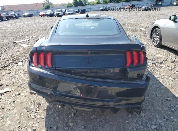 1FA6P8THXM5134759 2021 FORD MUSTANG Black Widok z tyłu