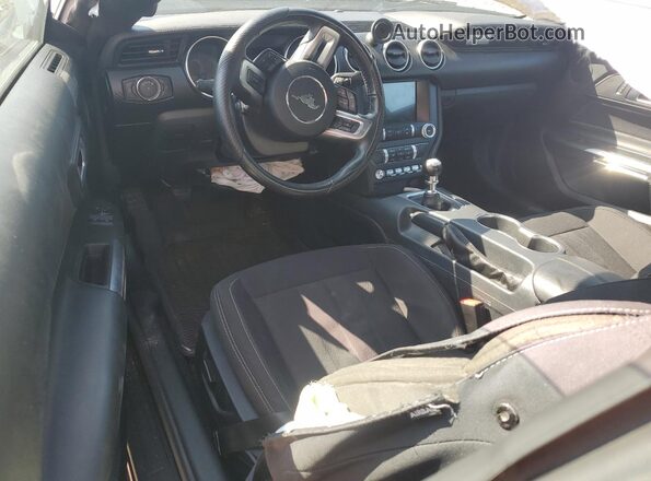 1FA6P8THXM5134759 2021 FORD MUSTANG Black Widok deski rozdzielczej