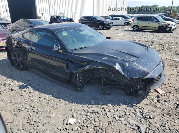 1FA6P8THXM5134759 2021 FORD MUSTANG Black Przód prawy