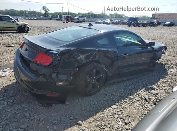 1FA6P8THXM5134759 2021 FORD MUSTANG Black Tył prawy