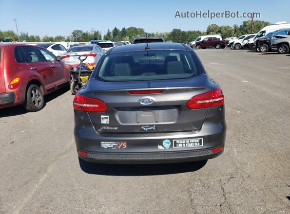 1FADP3E27JL293622 2018 FORD FOCUS Gray Rear view