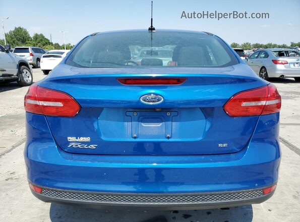 1FADP3F20JL287207 2018 FORD FOCUS Blue Widok z tyłu