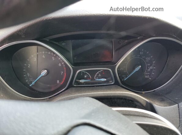 1FADP3F21JL214699 2018 FORD FOCUS White Vista del cuadro de instrumentos