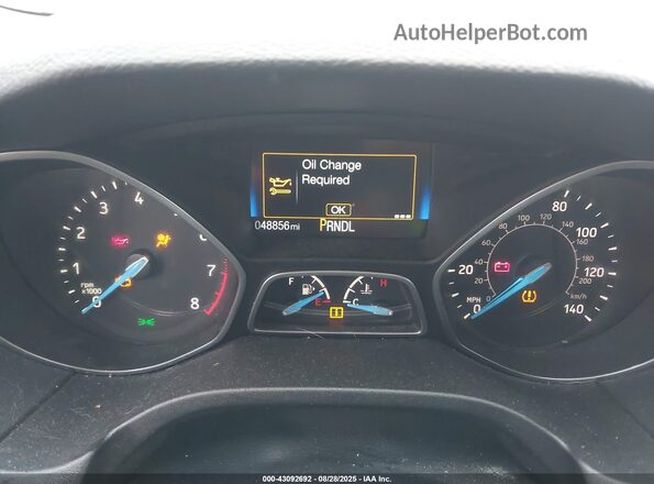 1FADP3F21JL277480 2018 FORD FOCUS White უკანა სავარძლების ხედი