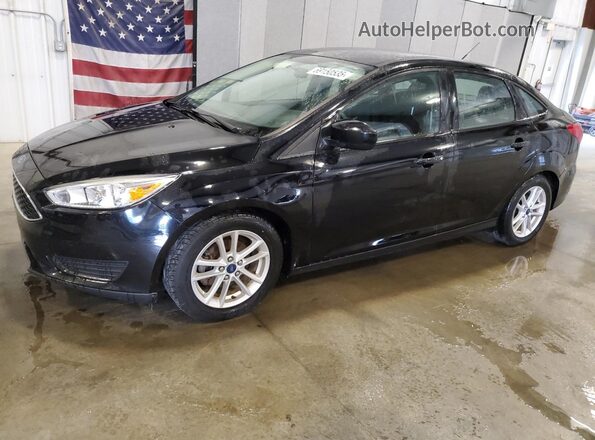 1FADP3F23JL211304 2018 FORD FOCUS Black Առջևի ձախ երեք քառորդ տեսարան