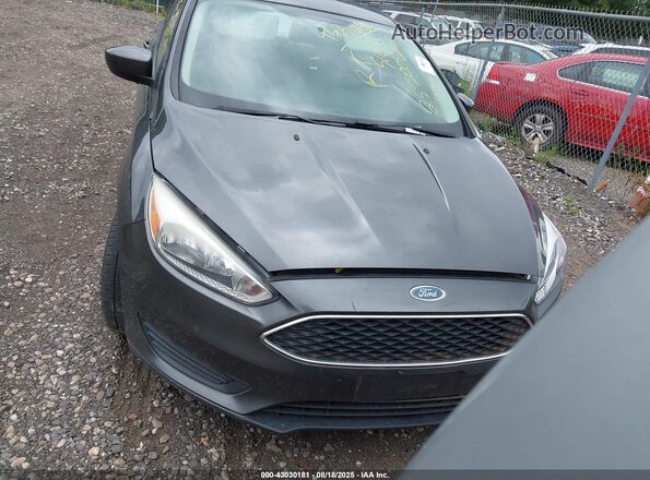 1FADP3F29JL279784 2018 FORD FOCUS Gray Dashboard view