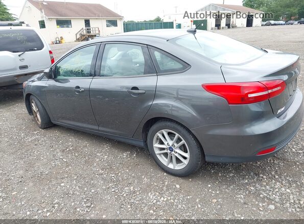 1FADP3F29JL279784 2018 FORD FOCUS Gray Rear interior view