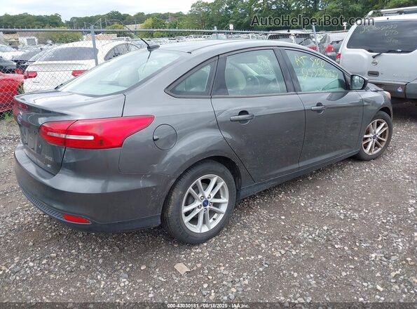1FADP3F29JL279784 2018 FORD FOCUS Gray Rear right